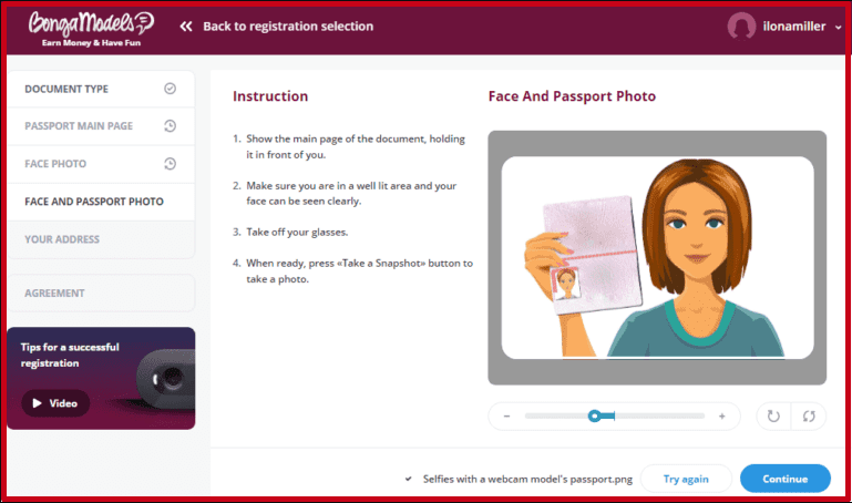 Registro FastTrack (rápido) en Bongamodels
