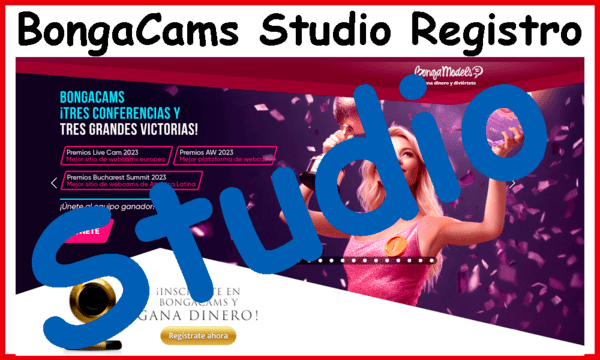 BongaCams Studio Registro de cuenta