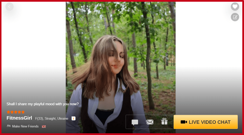 Modelo webcam Camcontacts