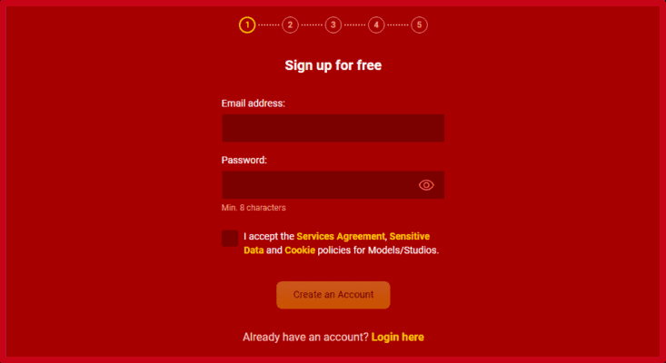 Regístrate gratis en LiveJasmin studio